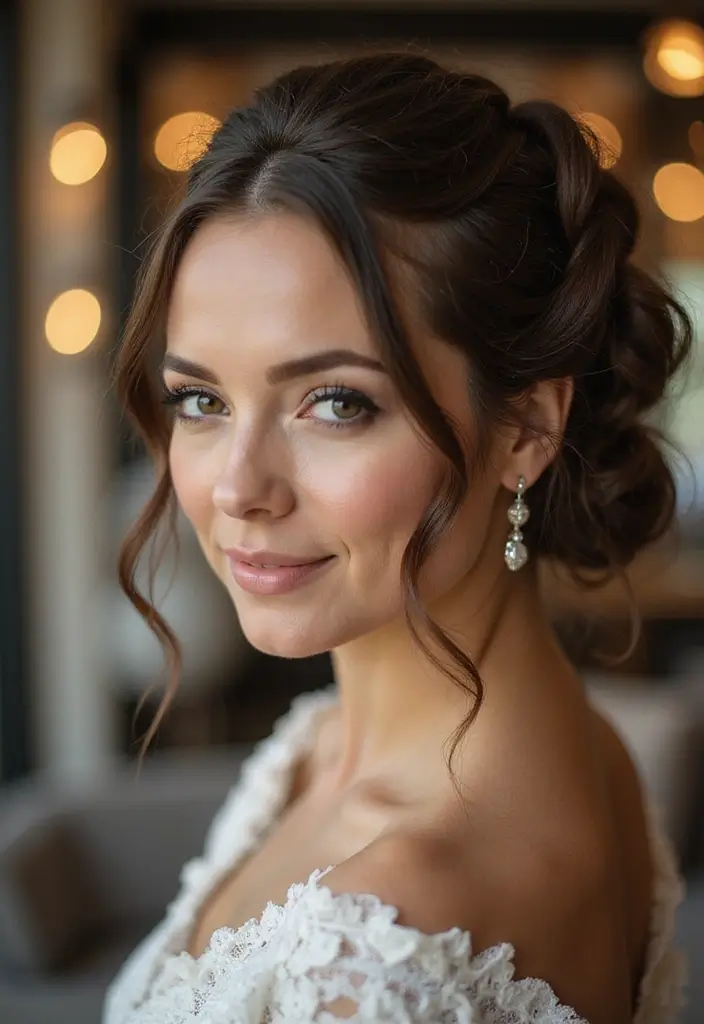 12 Stunning Wedding Hair Styles That Will Leave Everyone Speechless (You Won't Believe #7!) - 4. Modern Twist on the Updo