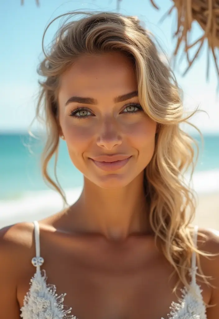 12 Stunning Wedding Hair Styles That Will Leave Everyone Speechless (You Won't Believe #7!) - 7. Tousled Beach Waves