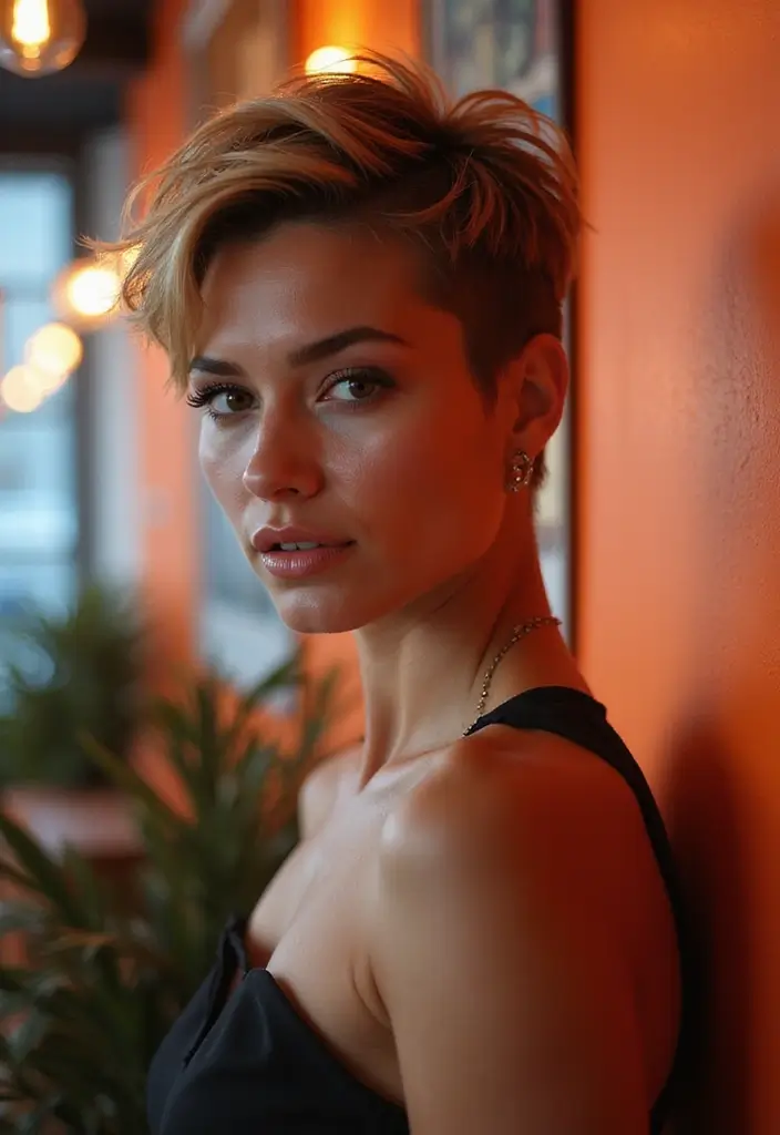 12 Stunning Wedding Hair Styles That Will Leave Everyone Speechless (You Won't Believe #7!) - 9. Funky Pixie Cut