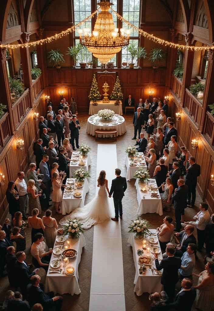 13 Creative Wedding Photo Ideas for Bride and Groom That Will Leave You Speechless! - 13. Aerial Shots