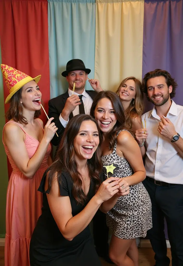 15 Candid Wedding Photo Ideas to Capture Joy in Every Moment - 11. Fun Photo Booth Moments