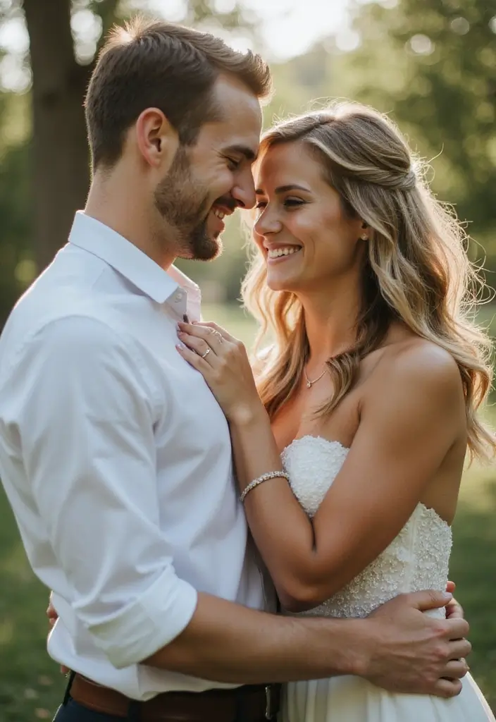 15 Candid Wedding Photo Ideas to Capture Joy in Every Moment - 12. Couples' Private Moments
