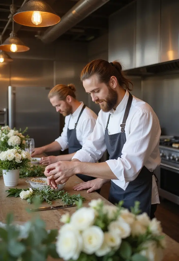 15 Candid Wedding Photo Ideas to Capture Joy in Every Moment - 14. Capturing the Vendors in Action
