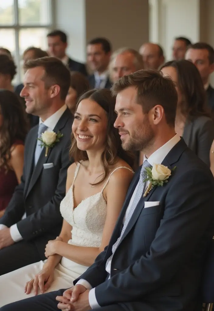 15 Candid Wedding Photo Ideas to Capture Joy in Every Moment - 7. The Ceremony Reactions