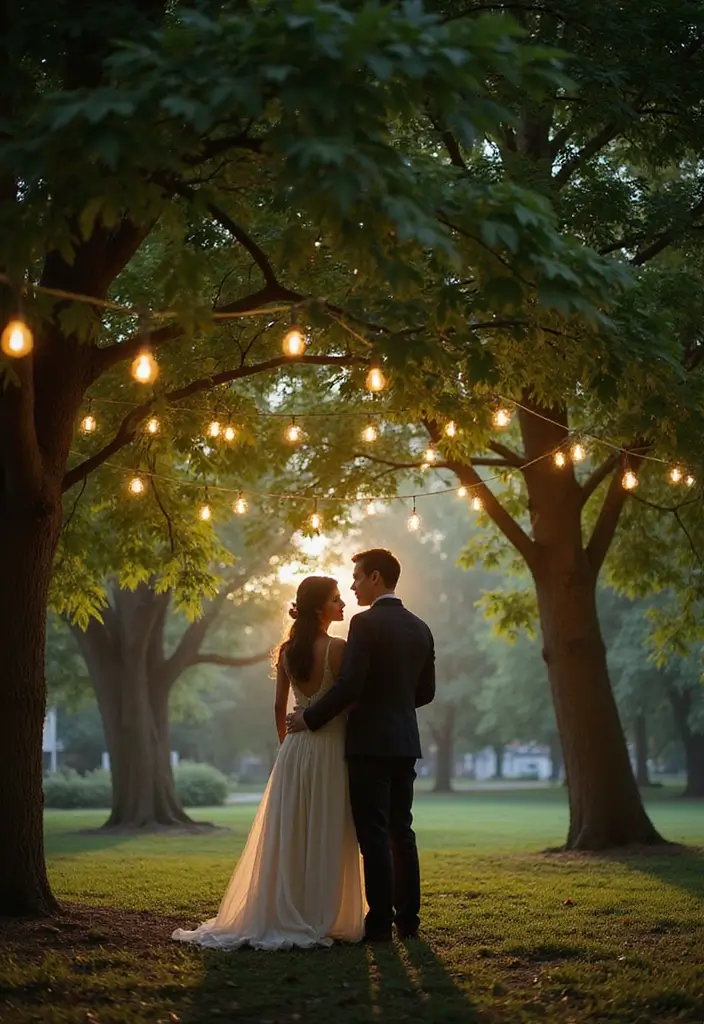 15 Jaw-Dropping Outdoor Wedding Photo Ideas You'll Want to Copy #11! - 2. Under the Canopy