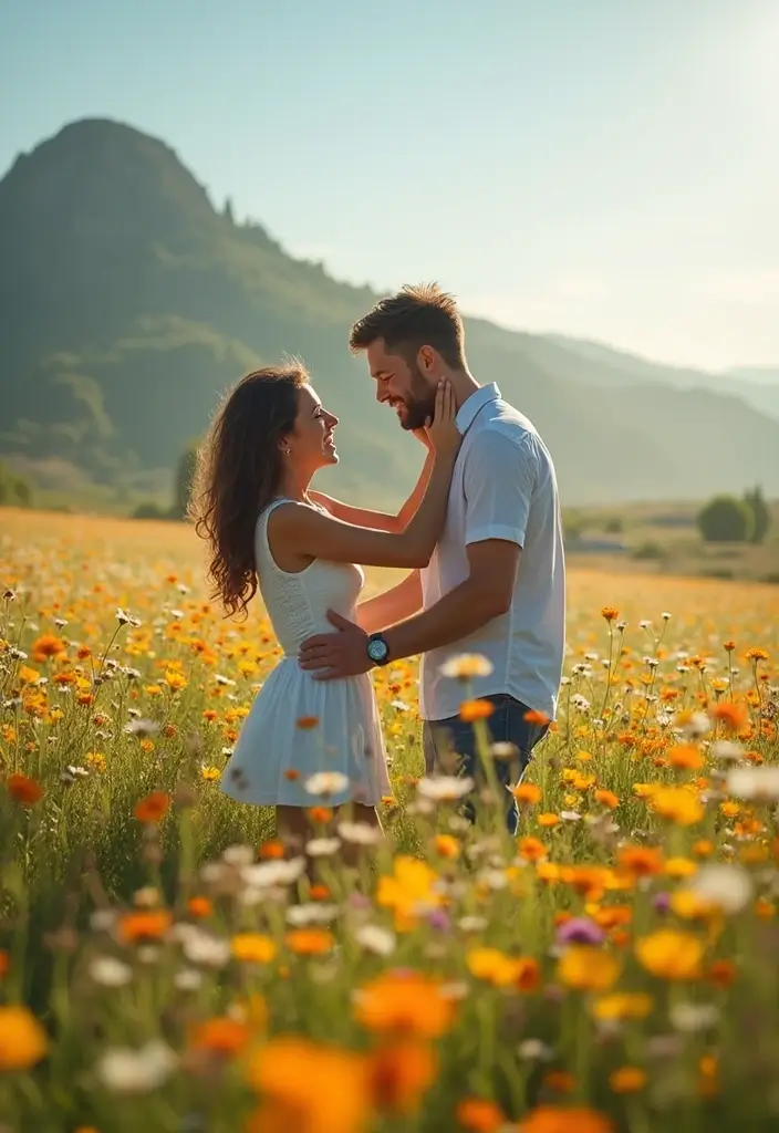 15 Jaw-Dropping Outdoor Wedding Photo Ideas You'll Want to Copy #11! - 6. Meadow Magic