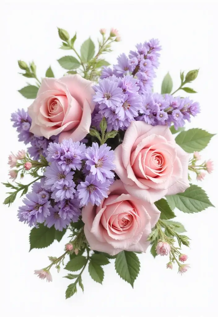 16 Colorful Simple Wedding Bouquets That Will Complement Your Theme (Check Out #9!) - 14. Charming Mixed Pastels