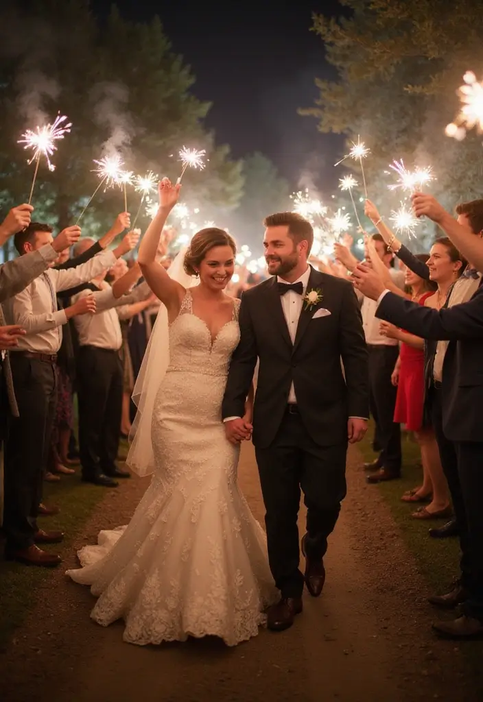 20 Wedding Guest Photo Ideas That'll Make Your Album Unforgettable (#1 Is a Must-Try!) - 10. The Grand Exit