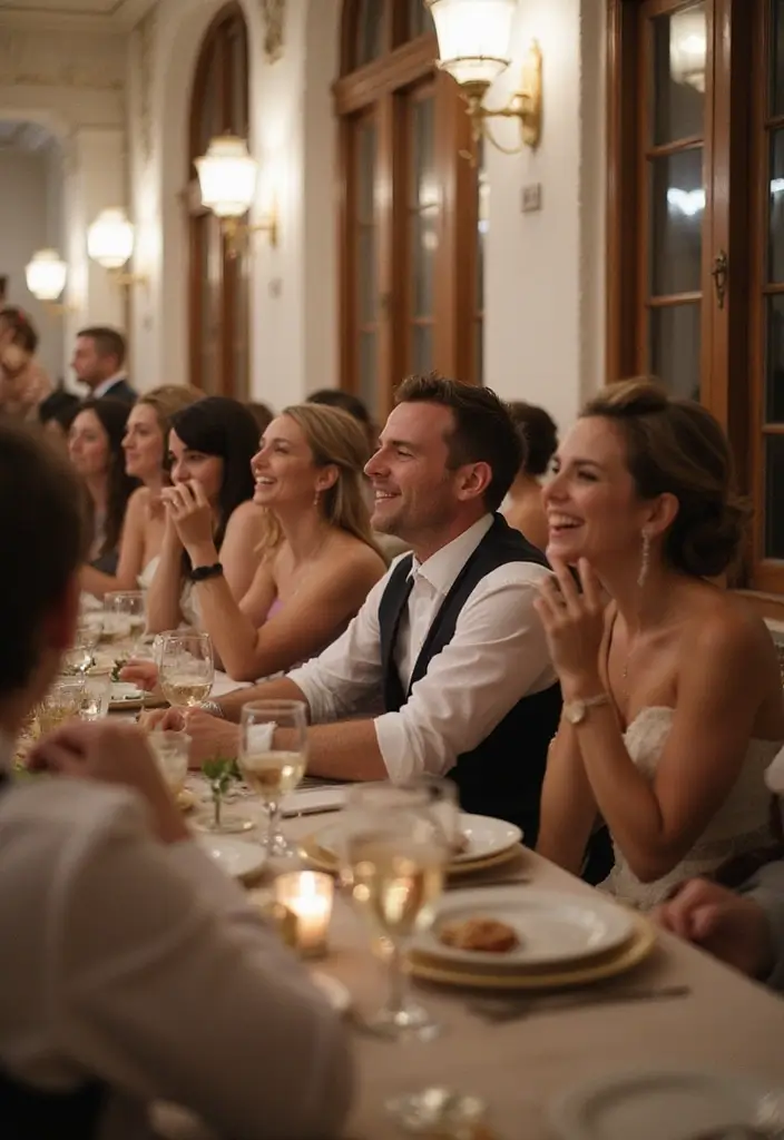 20 Wedding Guest Photo Ideas That'll Make Your Album Unforgettable (#1 Is a Must-Try!) - 17. Reactions to Speeches