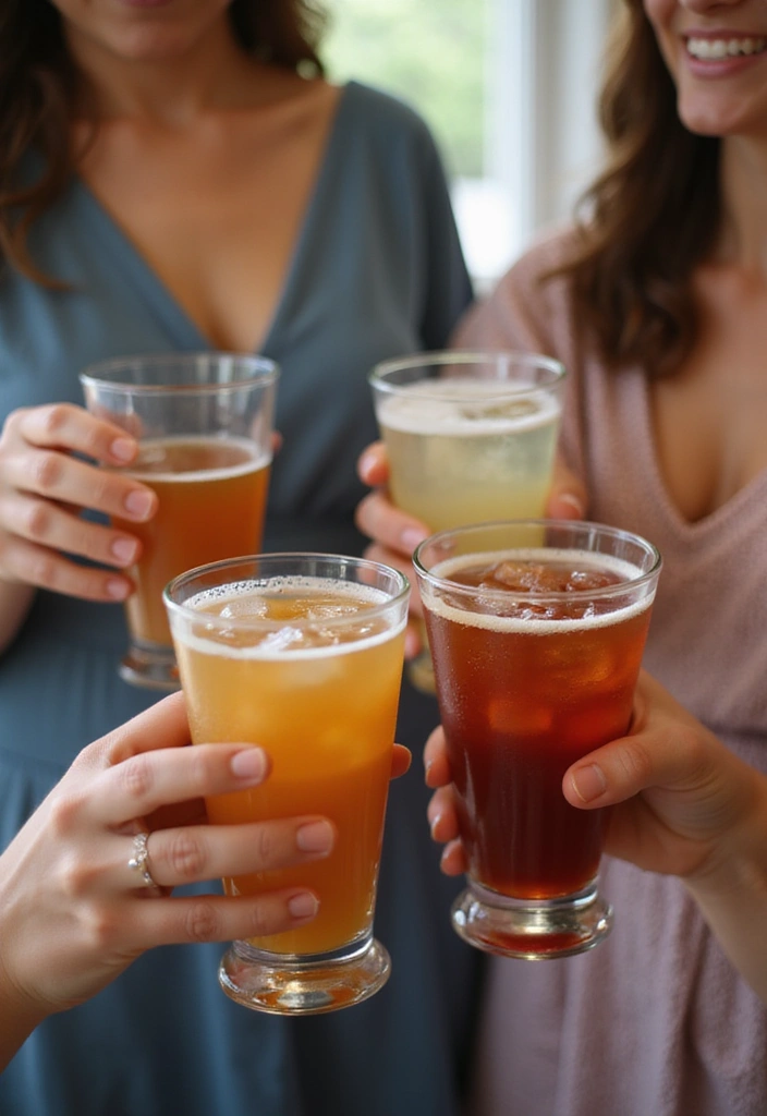 20 Wedding Guest Photo Ideas That'll Make Your Album Unforgettable (#1 Is a Must-Try!) - 4. Signature Drinks and Toasts