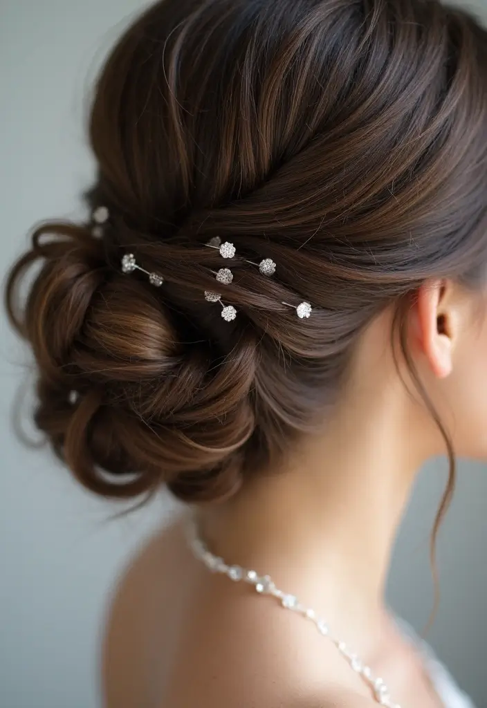 13 Breathtaking Wedding Hair Styles for Brides You Need to See! - 11. Messy Bun with Elegance