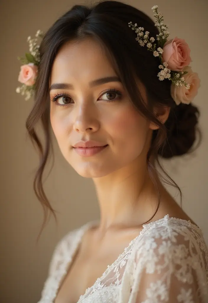 13 Breathtaking Wedding Hair Styles for Brides You Need to See! - 3. Half-Up, Half-Down