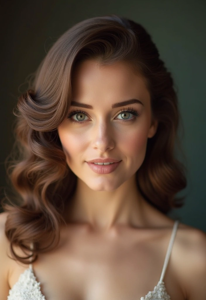 13 Breathtaking Wedding Hair Styles for Brides You Need to See! - 5. Vintage Hollywood Glam