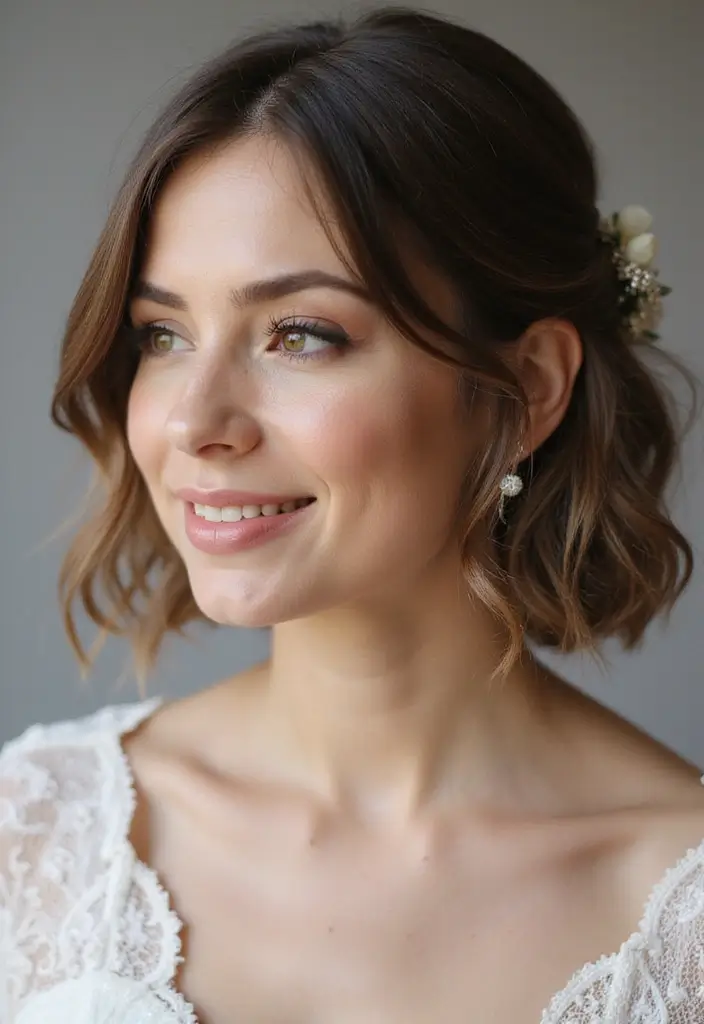 13 Breathtaking Wedding Hair Styles for Brides You Need to See! - 8. Textured Bob