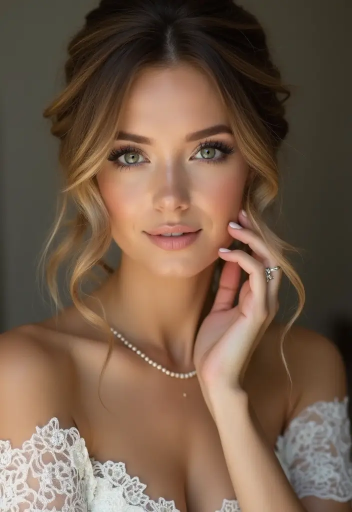 13 Breathtaking Wedding Hair Styles for Brides You Need to See! - 9. Side-Swept Glam
