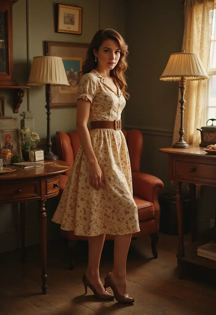 15 Stunning Wedding Guest Looks That'll Make You the Best Dressed (Watch Out, Bride!) - 8. Vintage-Inspired Ensemble